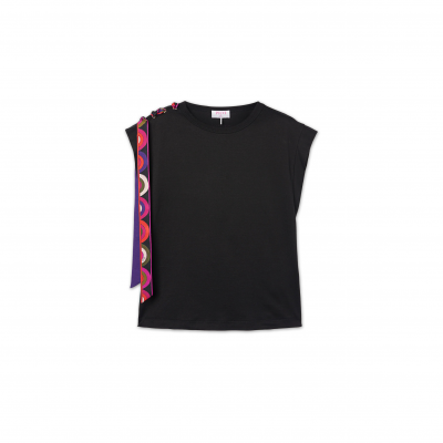 PUCCI TOP WITH PRINTED DETAIL 5UTP405U983999